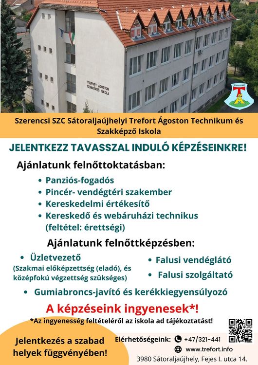 Tavasszal induló kézéseink